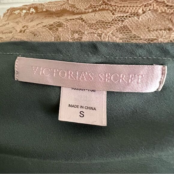 VINTAGE Y2K Victoria’s Secret Satin Lace Sleep Set Size Small - Picture 9 of 12